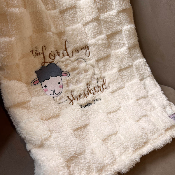 'The Lord is my Shepherd' Throw Rug