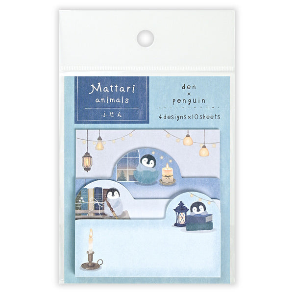 NB Japan - Sticky Notes - Mattari Animals Foil - Penguin