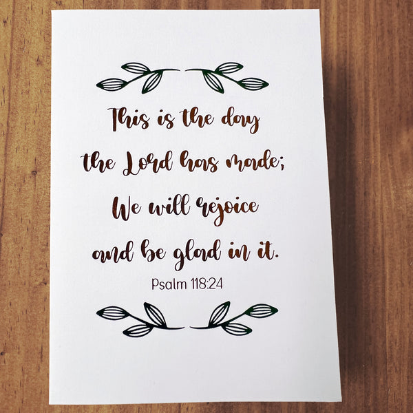 This is the Day the Lord has made Greeting Card Christian