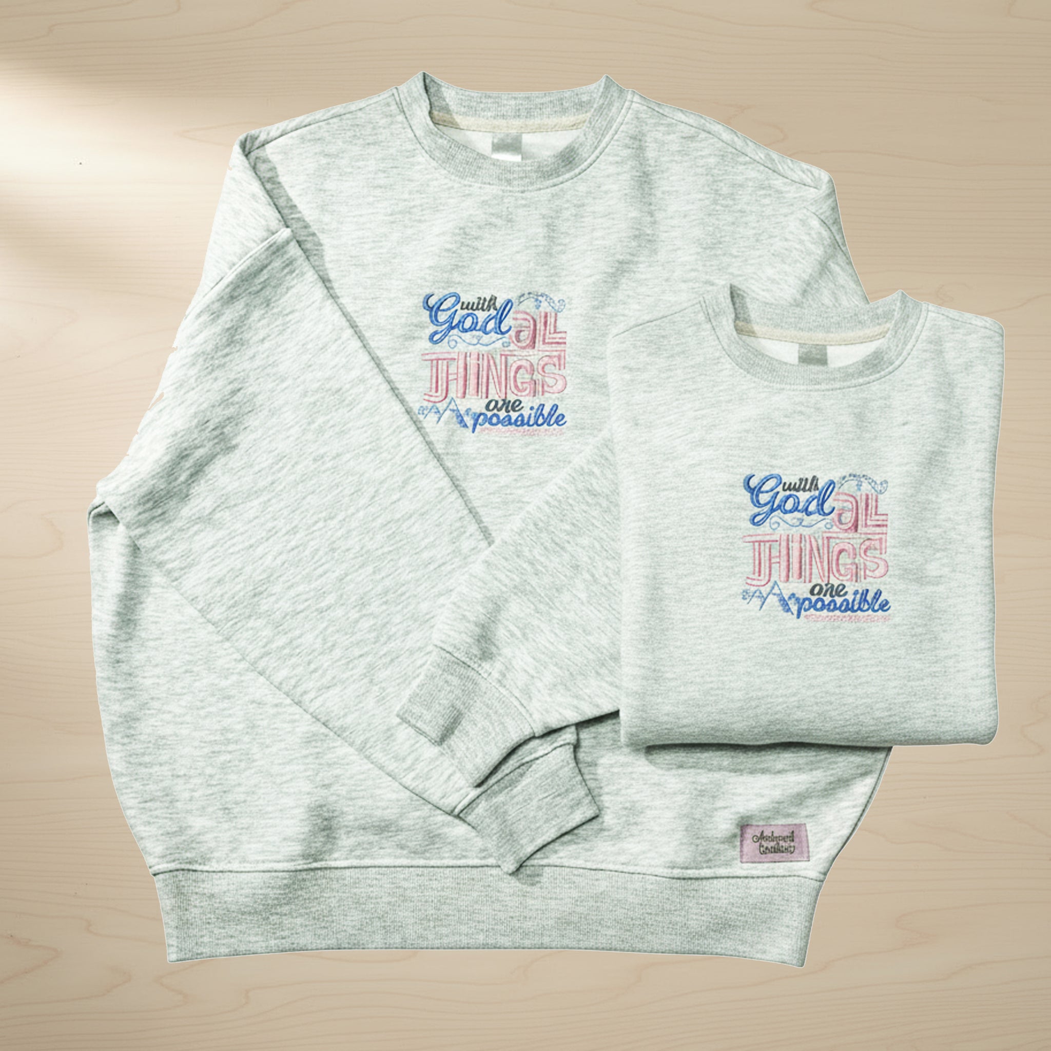 'All things are Possible' Oversized Jumper (Adult)