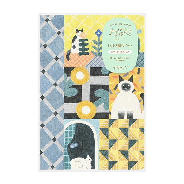 Cats - Yuru Log Notebook B6
