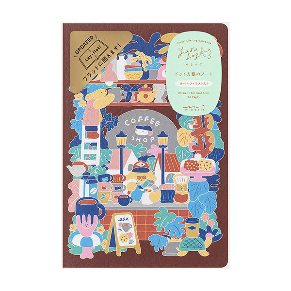 Coffee Shop - Yuru Log Notebook B6