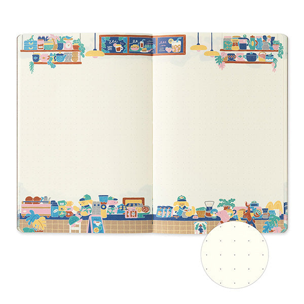 Coffee Shop - Yuru Log Notebook B6