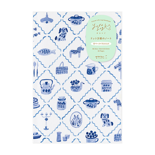 Blue Nordic - Yuru Log Notebook B6