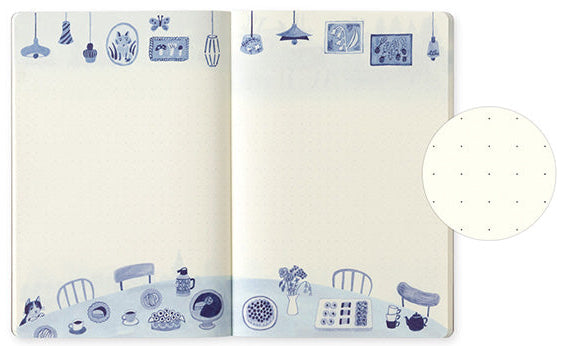 Blue Nordic - Yuru Log Notebook B6