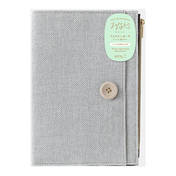 Yuru Log Notebook Cover B6 - Grey