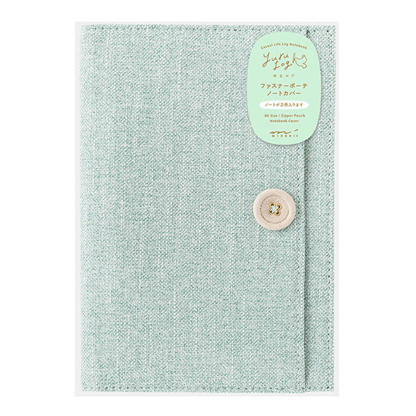 Yuru Log Notebook Cover B6 - Light Blue