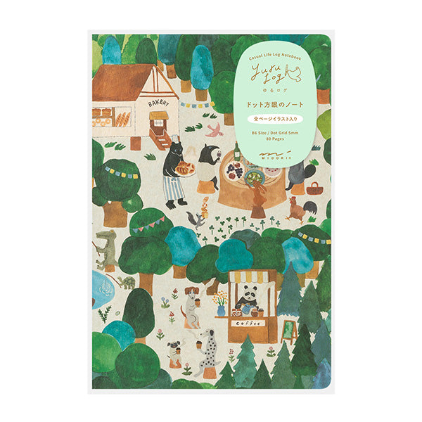 Forest Animals - Yuru Log Notebook B6
