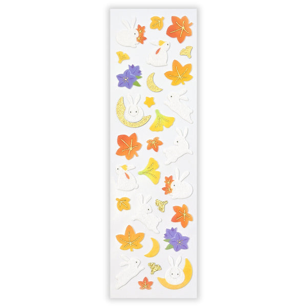 Autumn Rabbits Stickers by NB Co. Japan