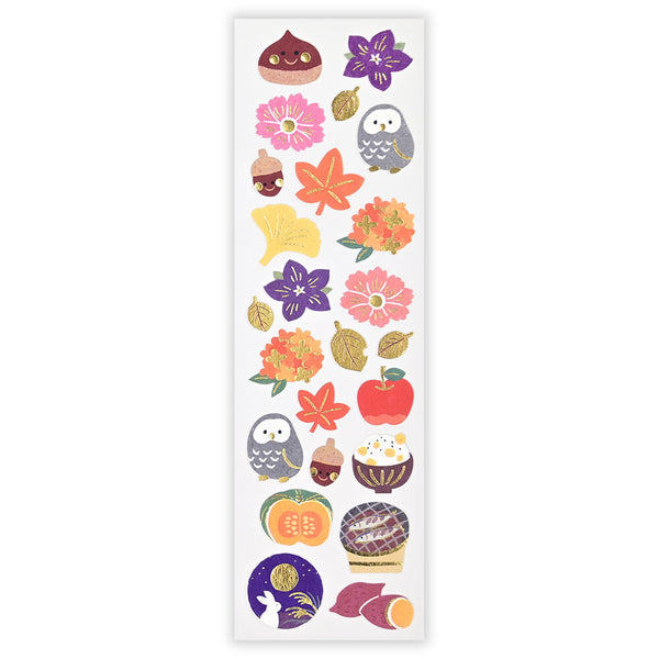 Autumn Treats Stickers by NB Co. Japan