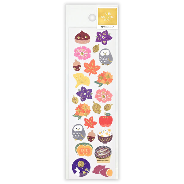 Autumn Treats Stickers by NB Co. Japan