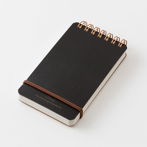 Midori - Notebook - Wire-O - A6 - Black