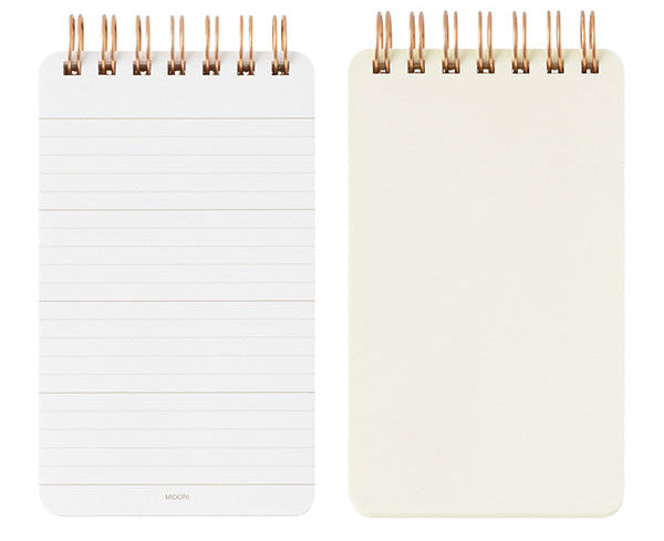 Midori - Notebook - Wire-O - A6 - Black