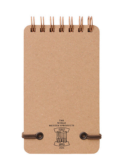 Midori - Notebook - Wire-O - A6 - Black