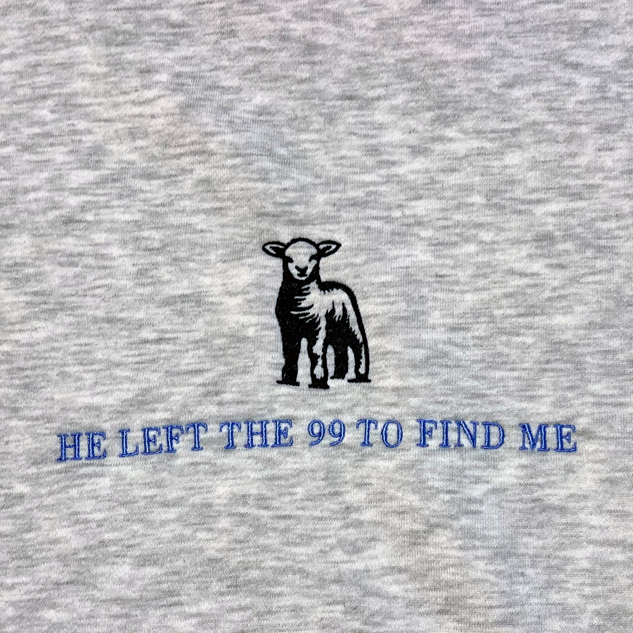 'He left the 99' Oversized Jumper (Adult)