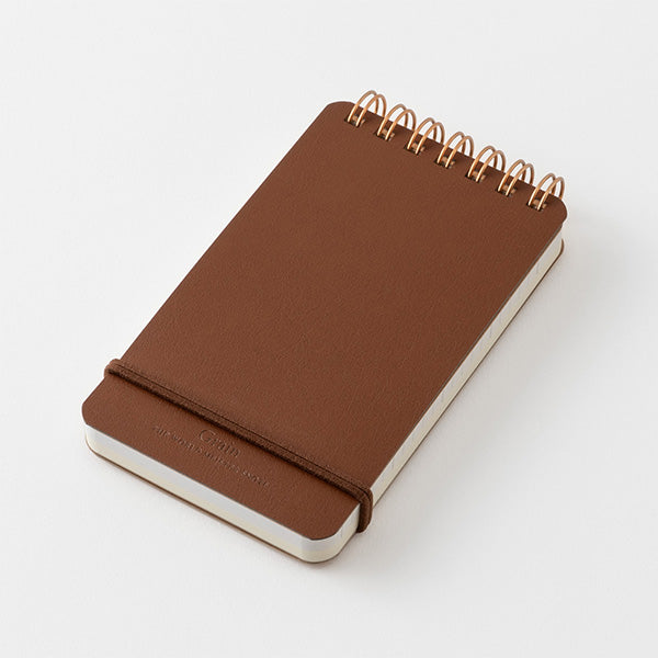 Midori - Notebook - Wire-O - A6 - Brown