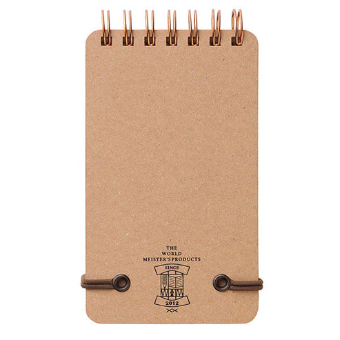 Midori - Notebook - Wire-O - A6 - Brown