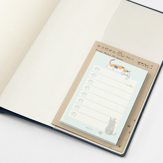 Midori Sticky Notes Cat