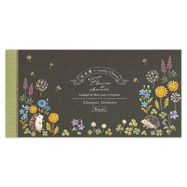 Fleurs et Chance Hedgehog "Plaisir" Writing Paper Set by NB Co. Japan