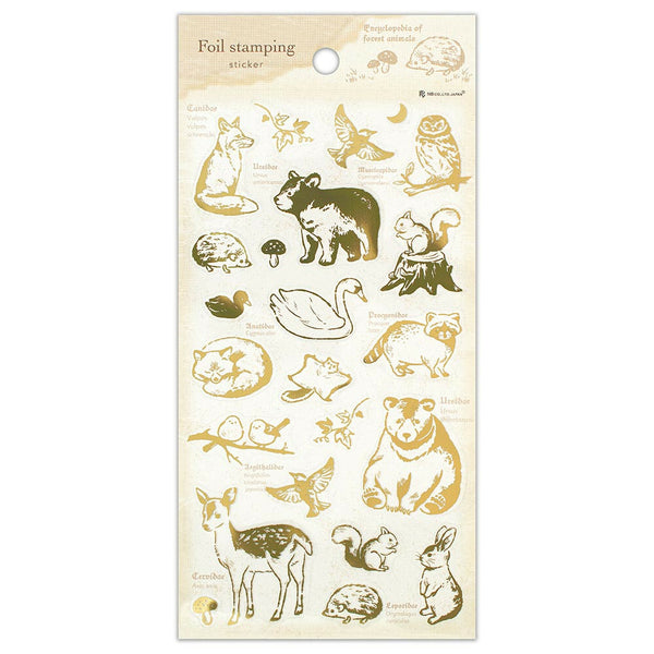 Animal Foil Stickers by NB Co. Japan