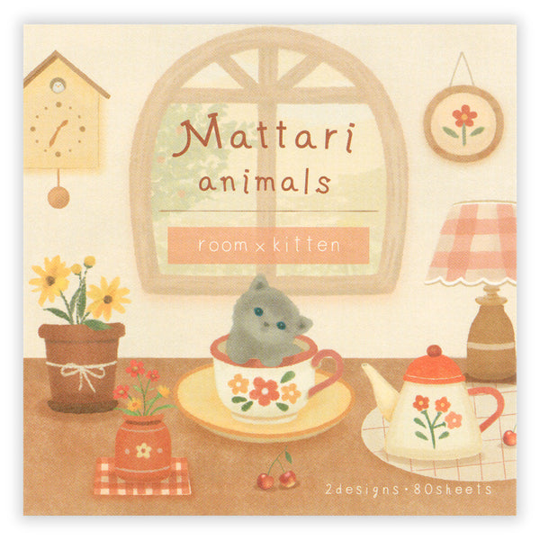 Memo Pad Mattari Animals NB CO. Japan