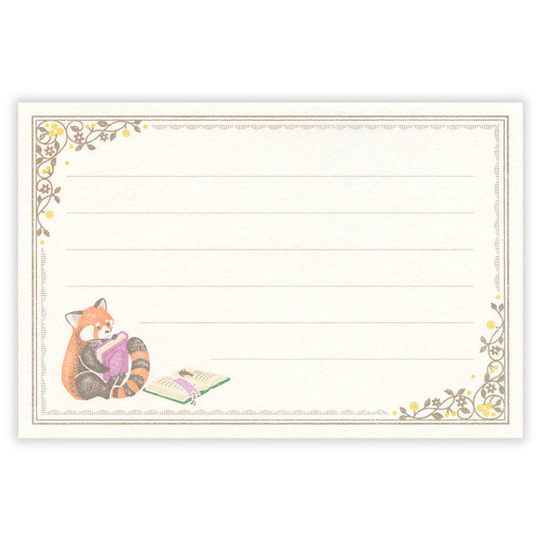 Ressa Red Panda Small Letter Set by NB Co. Japan