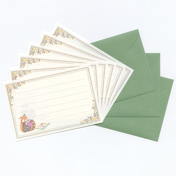 Ressa Red Panda Small Letter Set by NB Co. Japan