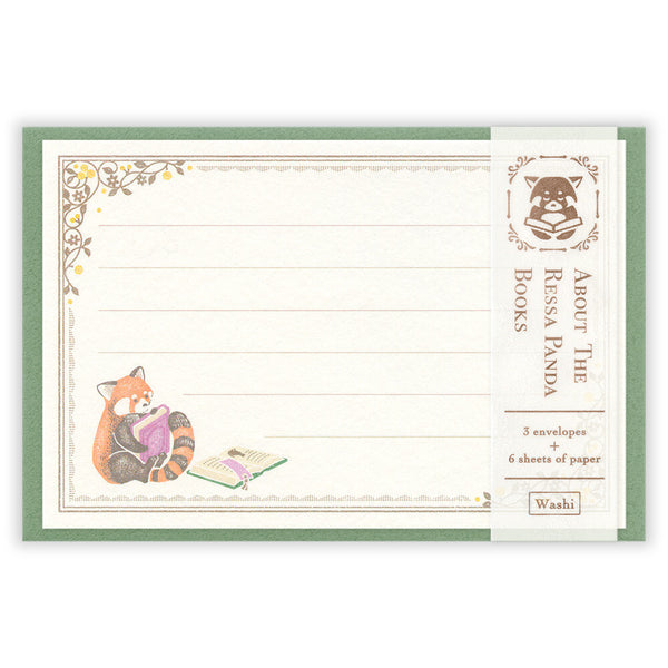 Ressa Red Panda Small Letter Set by NB Co. Japan