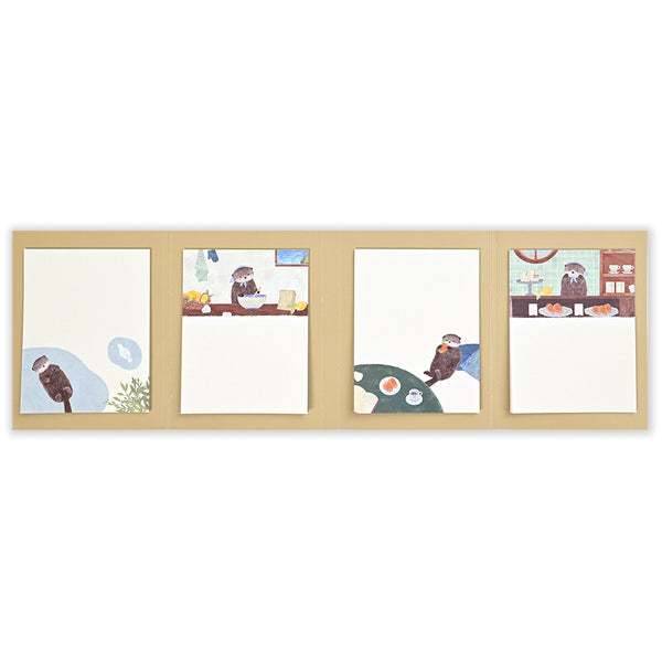 Ressa Otter Sticky Notes Set by NB Co. Japan