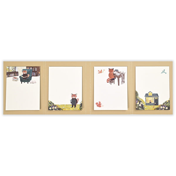 Ressa Red Panda Sticky Notes Set by NB Co. Japan