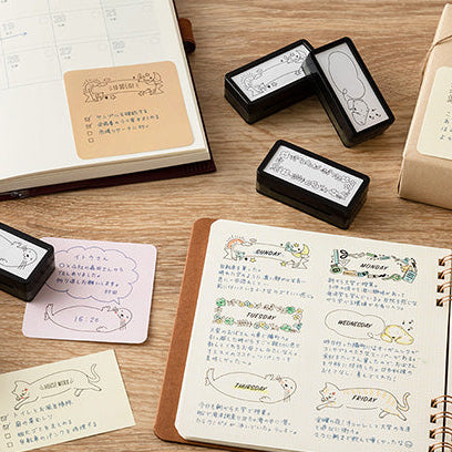 Midori - Stamp - Self-Inking Mini - Floral