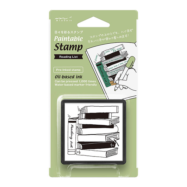 Midori - Stamp - Self-Inking - Reading List
