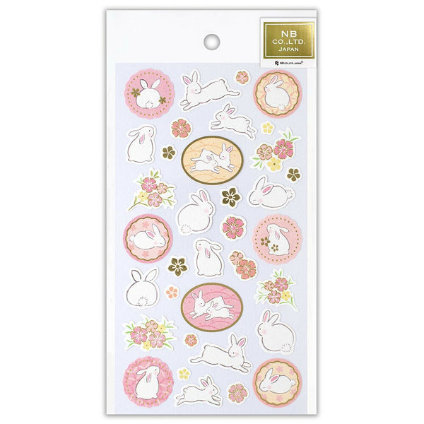 White Rabbits Stickers by NB Co. Japan