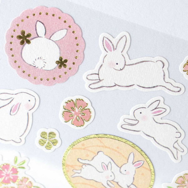White Rabbits Stickers by NB Co. Japan