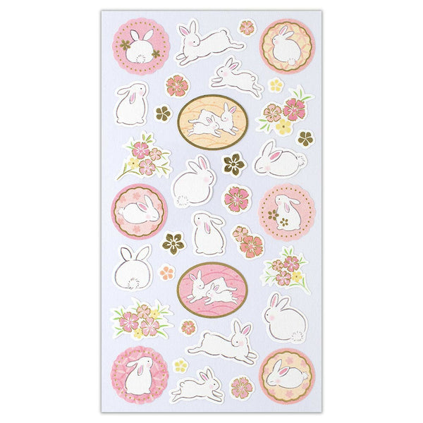 White Rabbits Stickers by NB Co. Japan