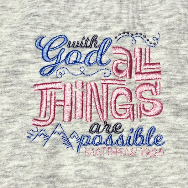 With God all things are possible