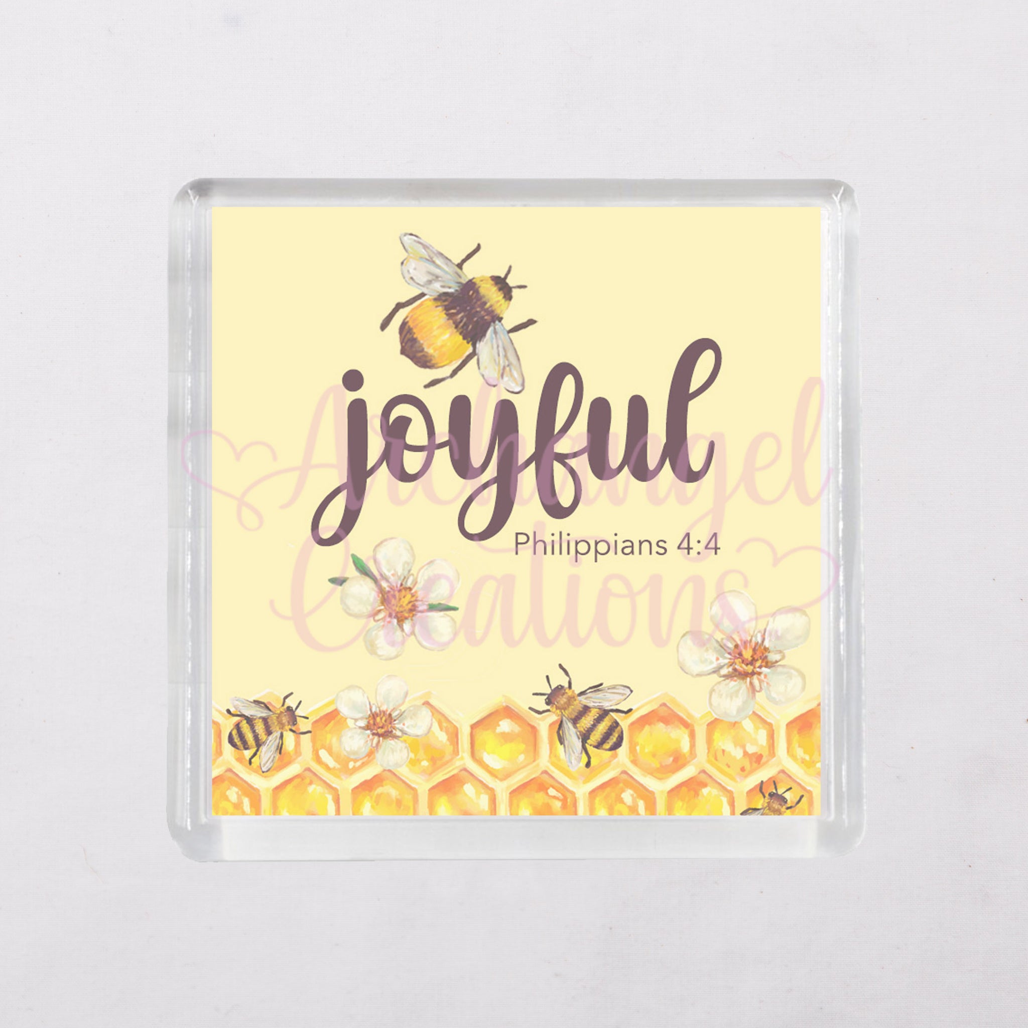 bee joyful Bible Verse magnets