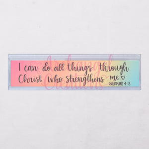 ‘I can do all things’ Ruler