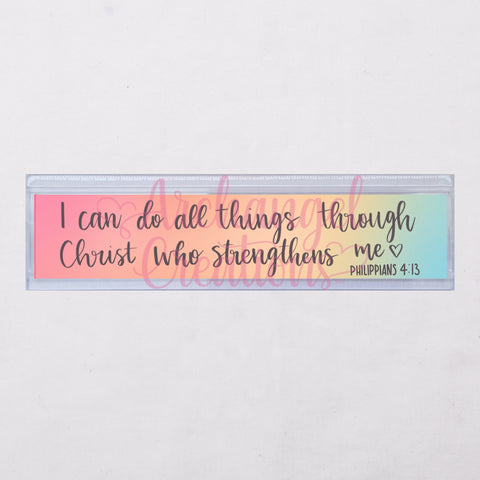 ‘I can do all things’ Ruler