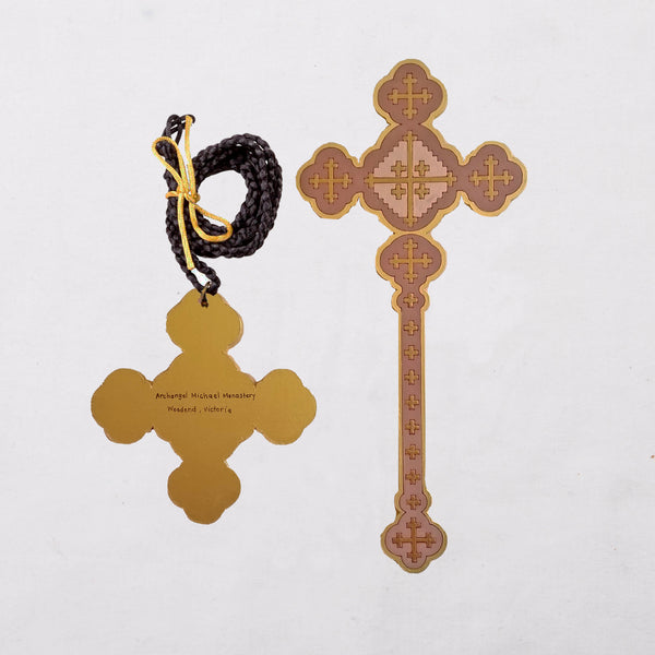 Priest Coptic Crosses - Light Brown