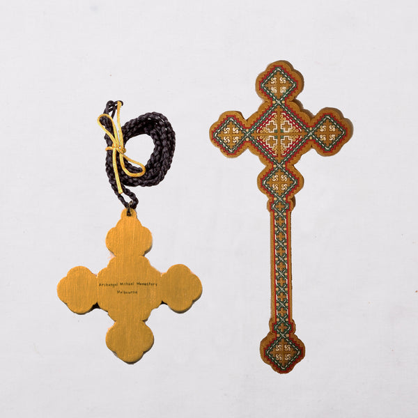 Priest Round Iota Crosses - Traditional (Metallic)