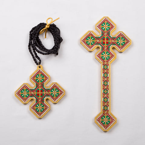 Priest Square Iota Crosses - Traditional